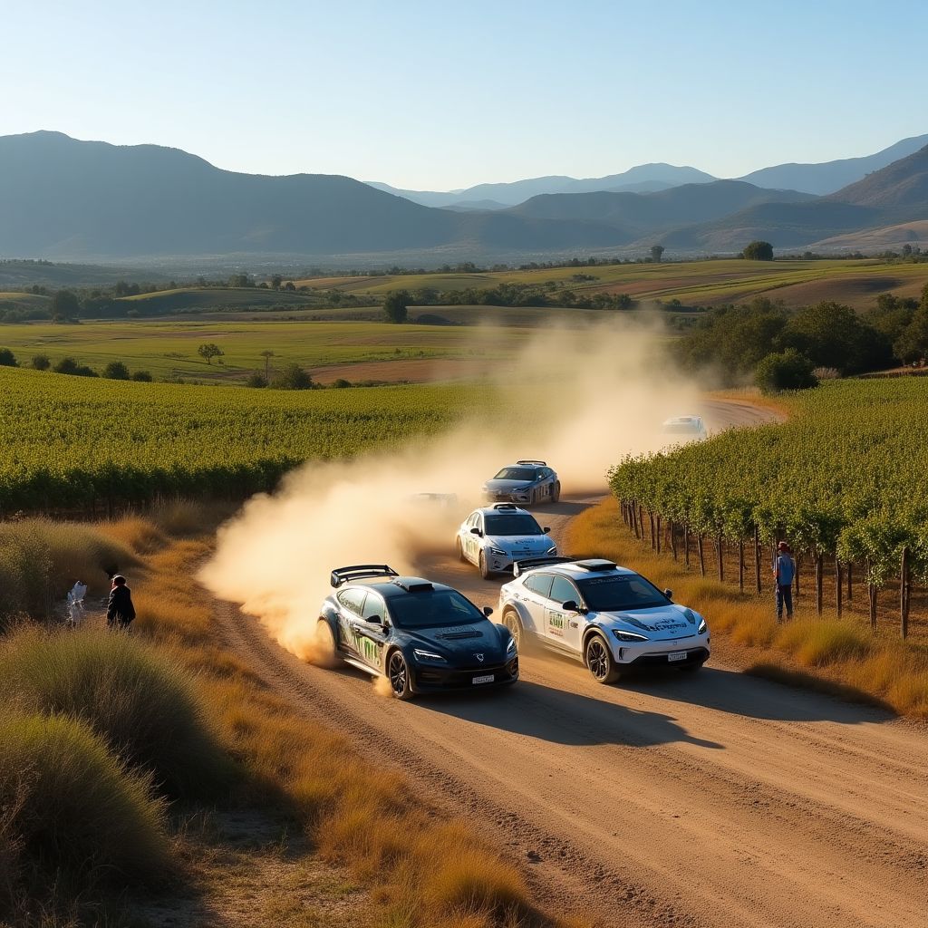 Rally eléctrico en Mendoza